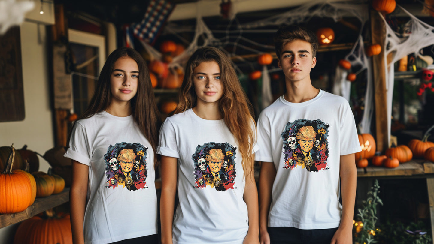 Halloween Style T-Shirt, Unisex, Short Sleeve, Funny, Men, Women, Unique, HLW006