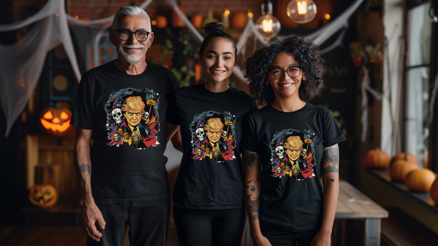 Halloween Style T-Shirt, Unisex, Short Sleeve, Funny, Men, Women, Unique, HLW006