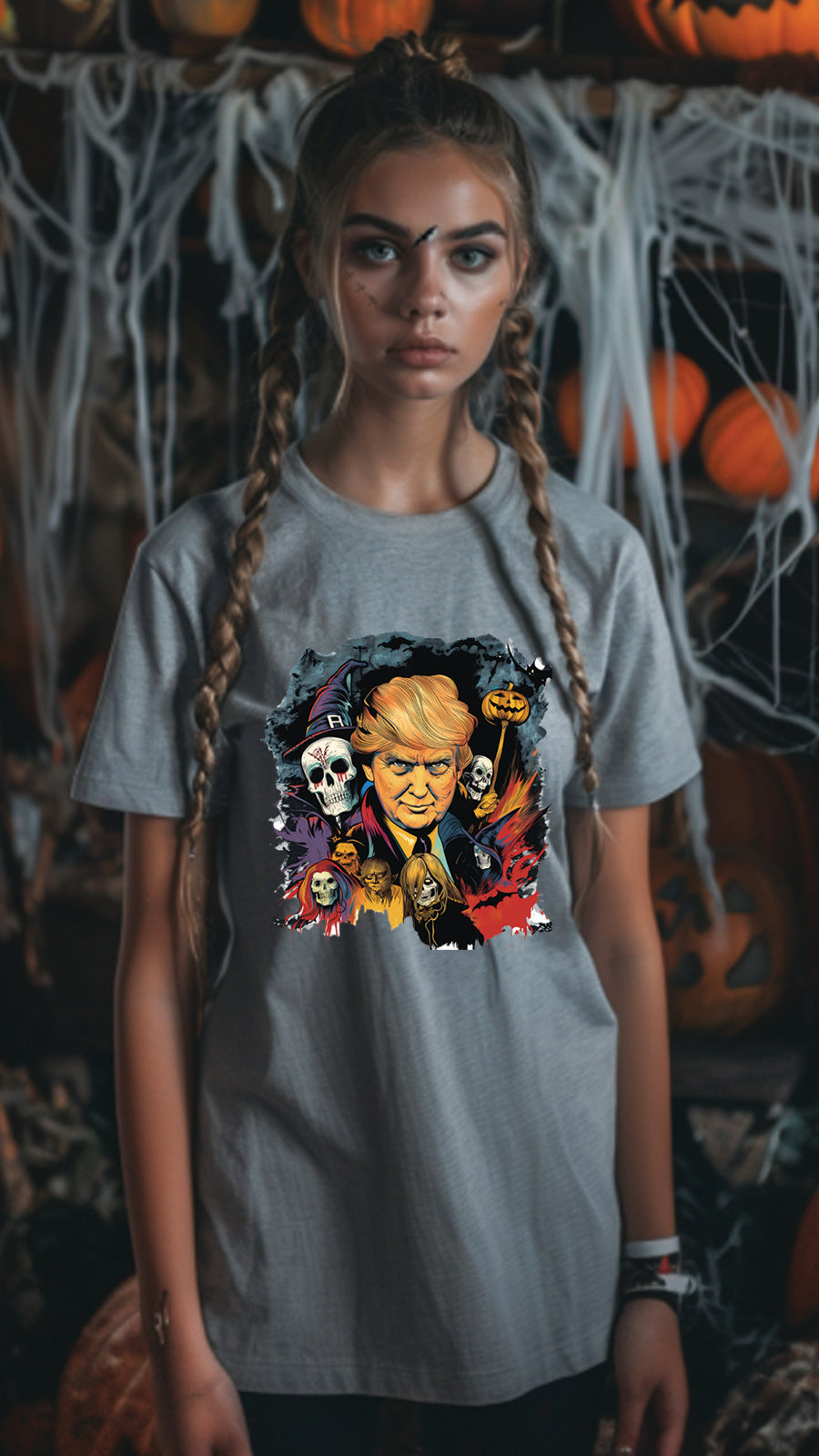 Halloween Style T-Shirt, Unisex, Short Sleeve, Funny, Men, Women, Unique, HLW006