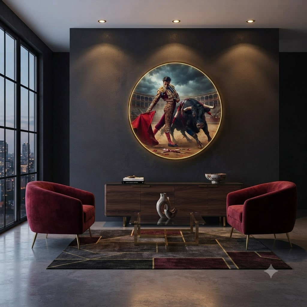 Matador & Bull Circular LED Wall Art led 223