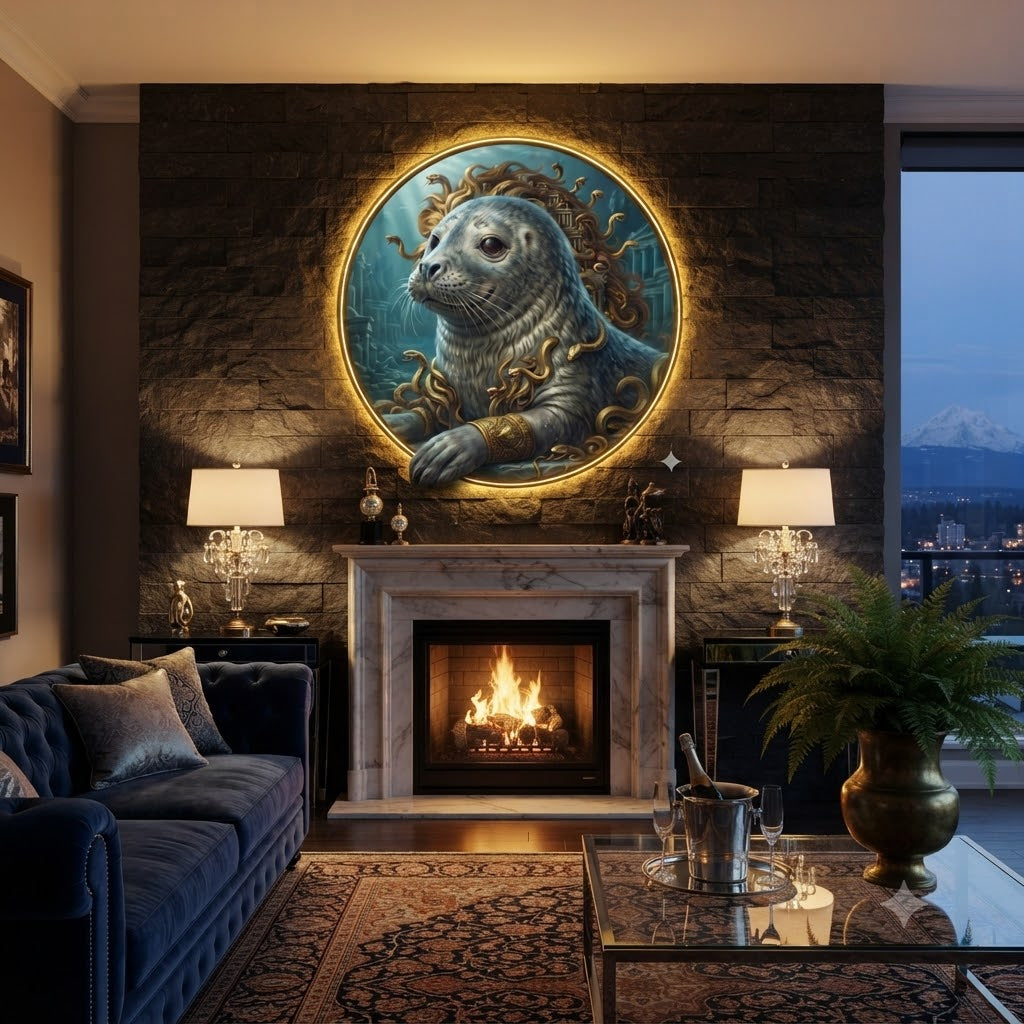 Mythological Seal LED Lighting Display Collection led 216