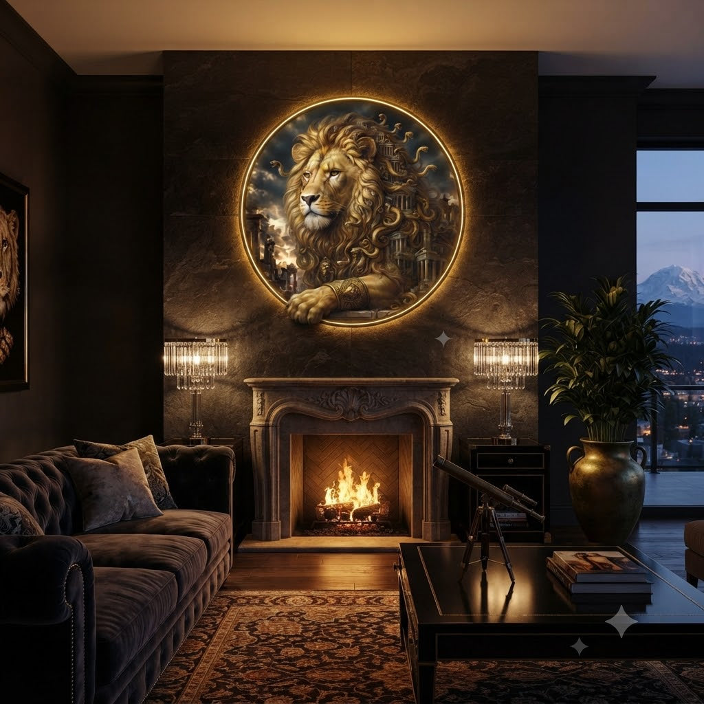 Lion LED Lighting Display Collection  led 215