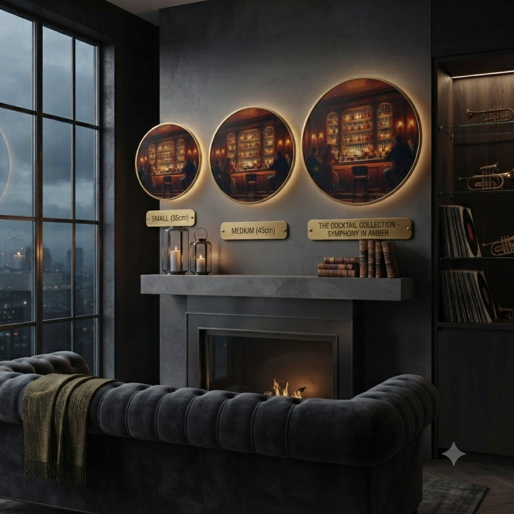 The Cocktail Collection - Symphony in Amber LED Lighting Display Collection led 208