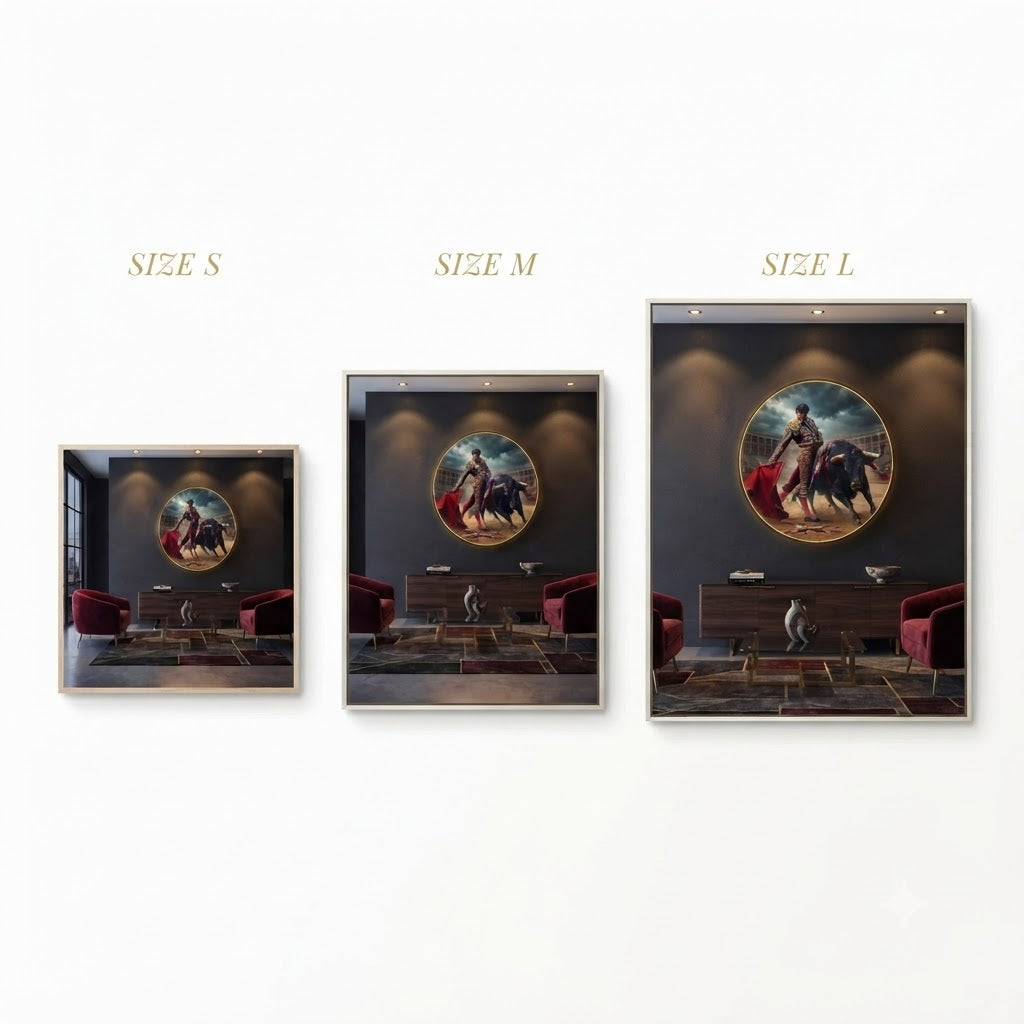 Matador & Bull Circular LED Wall Art led 223