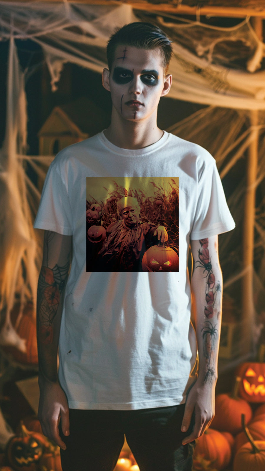 Halloween Style T-Shirt, Unisex, Short Sleeve, Funny, Men, Women, Unique, HLW002