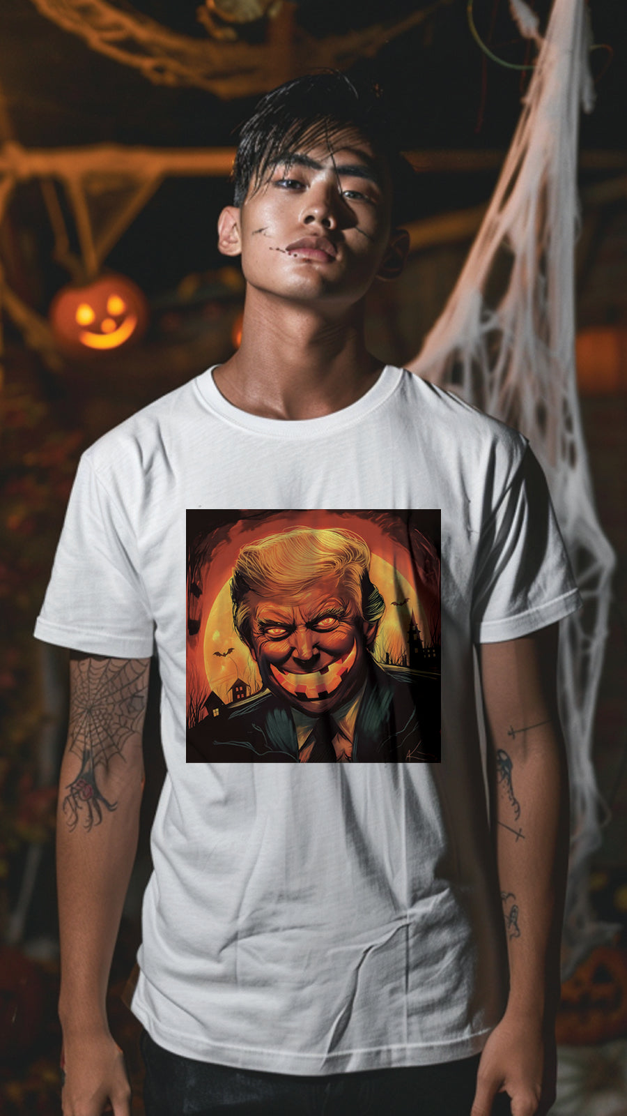 Halloween Style T-Shirt, Unisex, Short Sleeve, Funny, Men, Women, Unique, HLW003