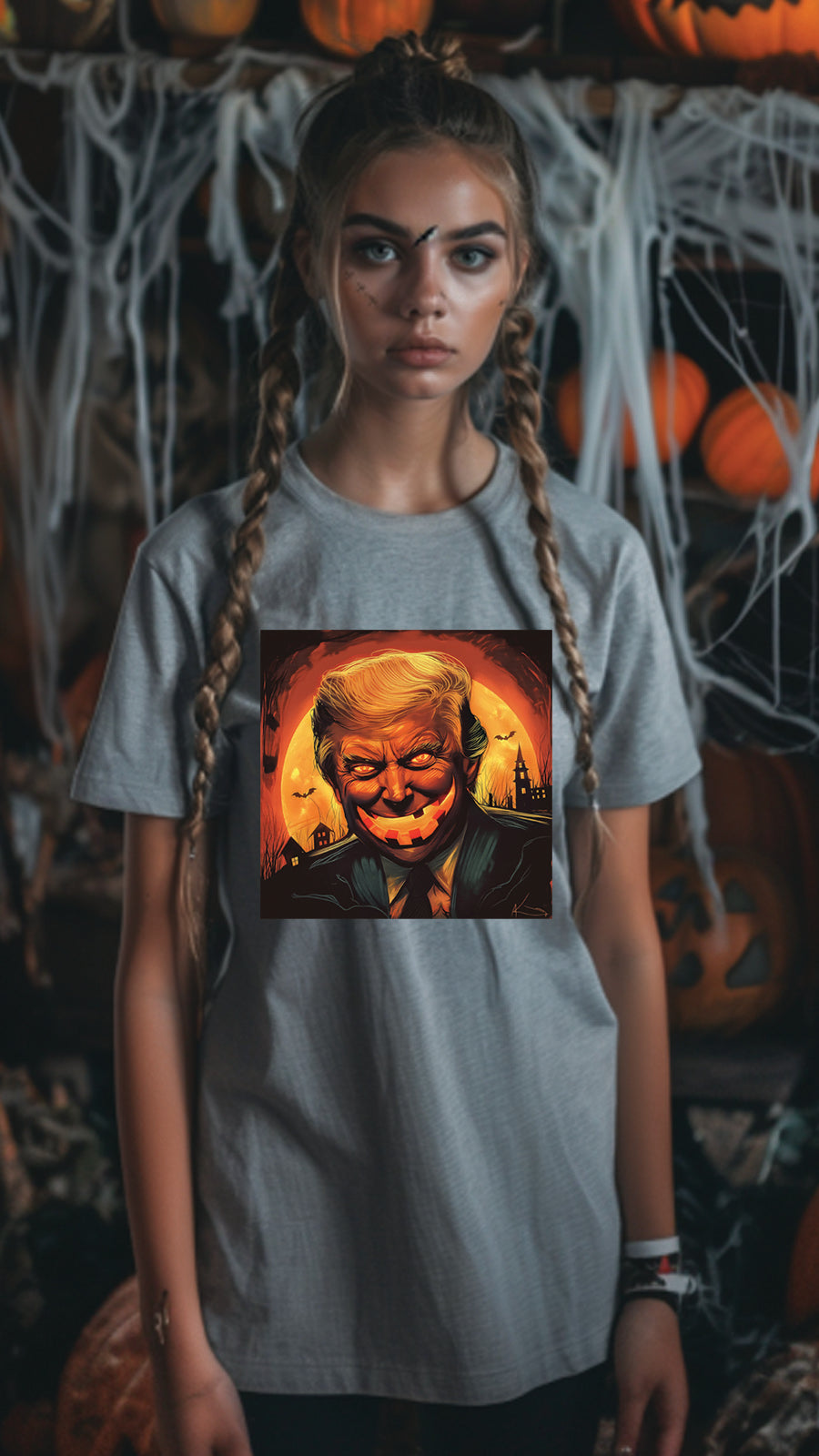 Halloween Style T-Shirt, Unisex, Short Sleeve, Funny, Men, Women, Unique, HLW003