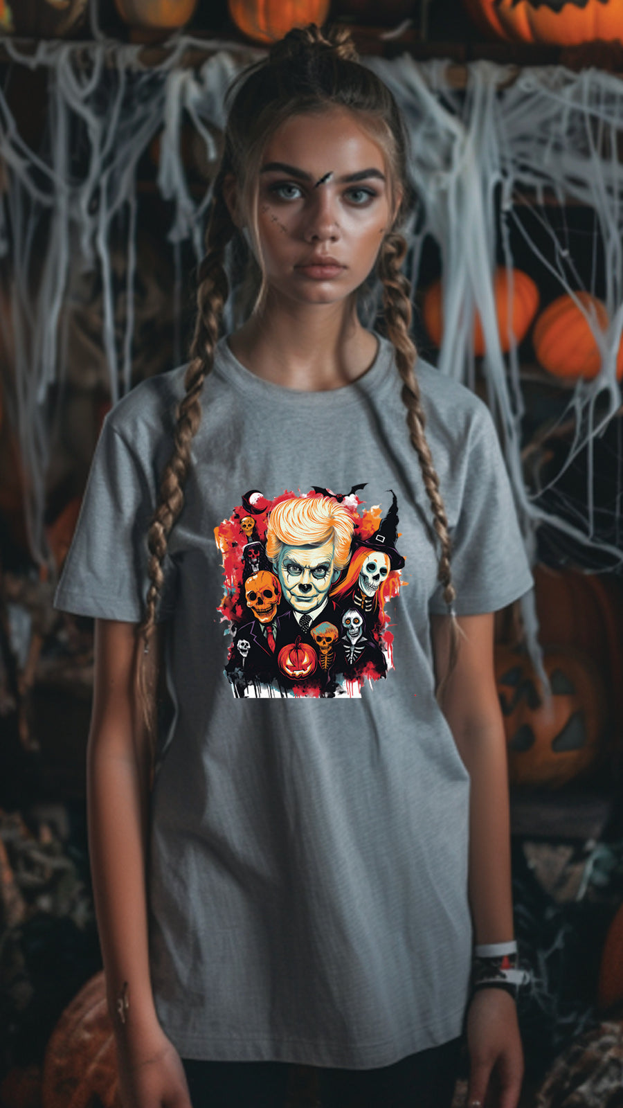 Halloween Style T-Shirt, Unisex, Short Sleeve, Funny, Men, Women, Unique, HLW004