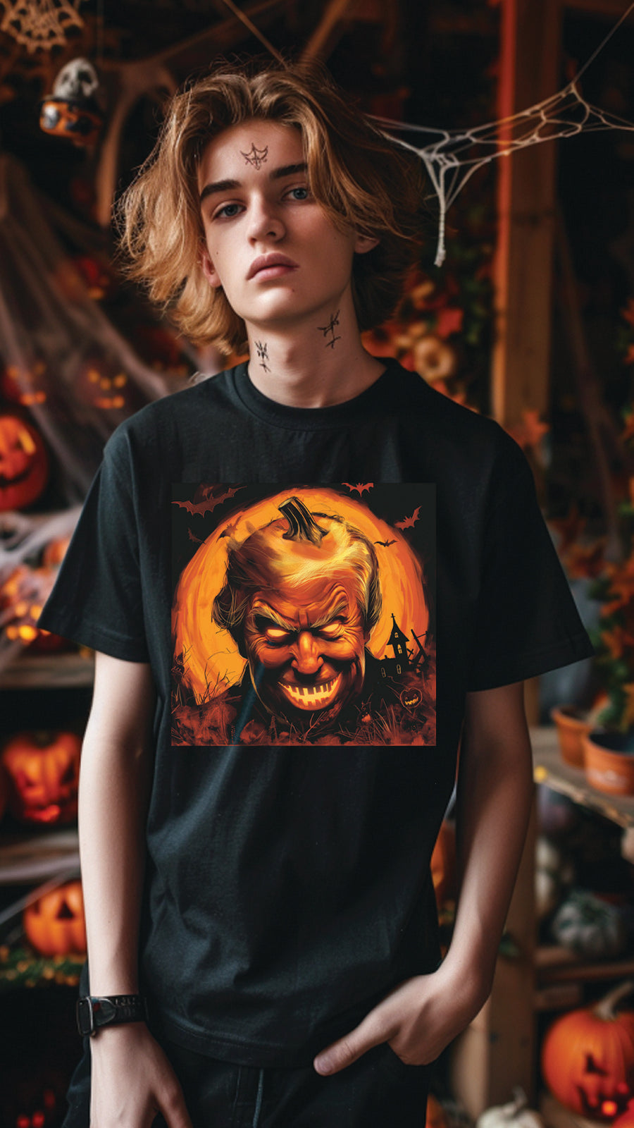 Halloween Style T-Shirt, Unisex, Short Sleeve, Funny, Men, Women, Unique, HLW005