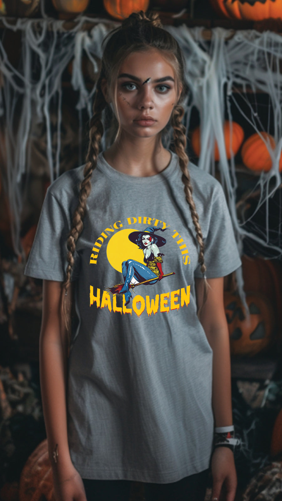 Halloween Style T-Shirt, Unisex, Short Sleeve, Funny, Men, Women, Unique, HLW006