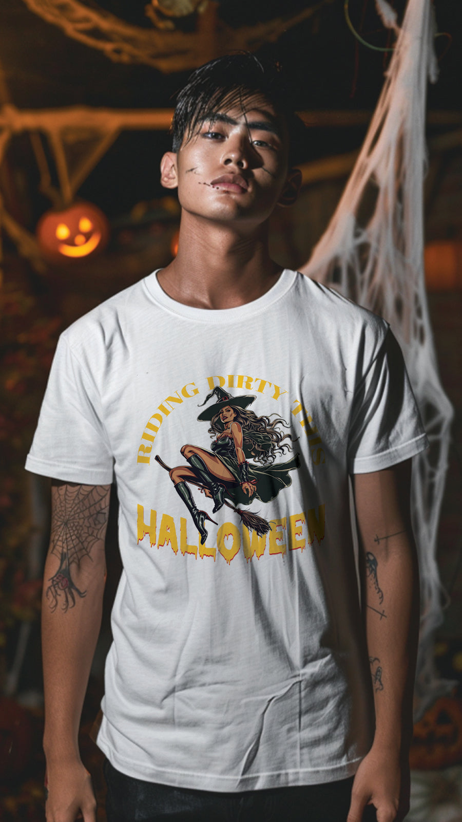 Halloween Style T-Shirt, Unisex, Short Sleeve, Funny, Men, Women, Unique, HLW007