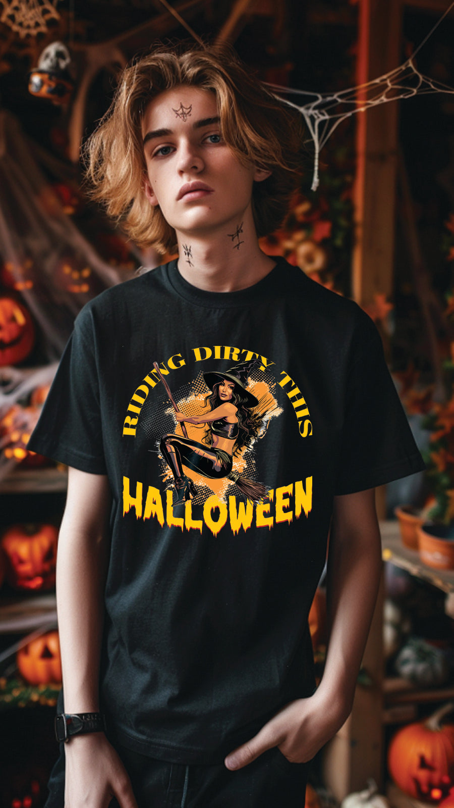 Halloween Style T-Shirt, Unisex, Short Sleeve, Funny, Men, Women, Unique, HLW008