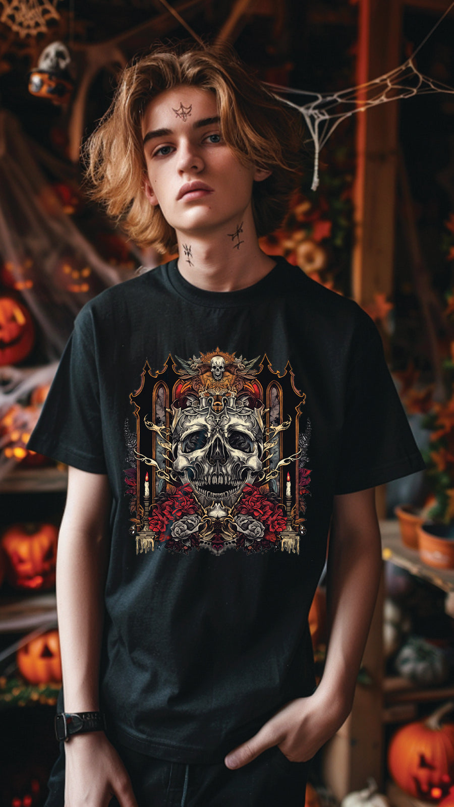 Halloween Style T-Shirt, Unisex, Short Sleeve, Funny, Men, Women, Unique, HLW0010