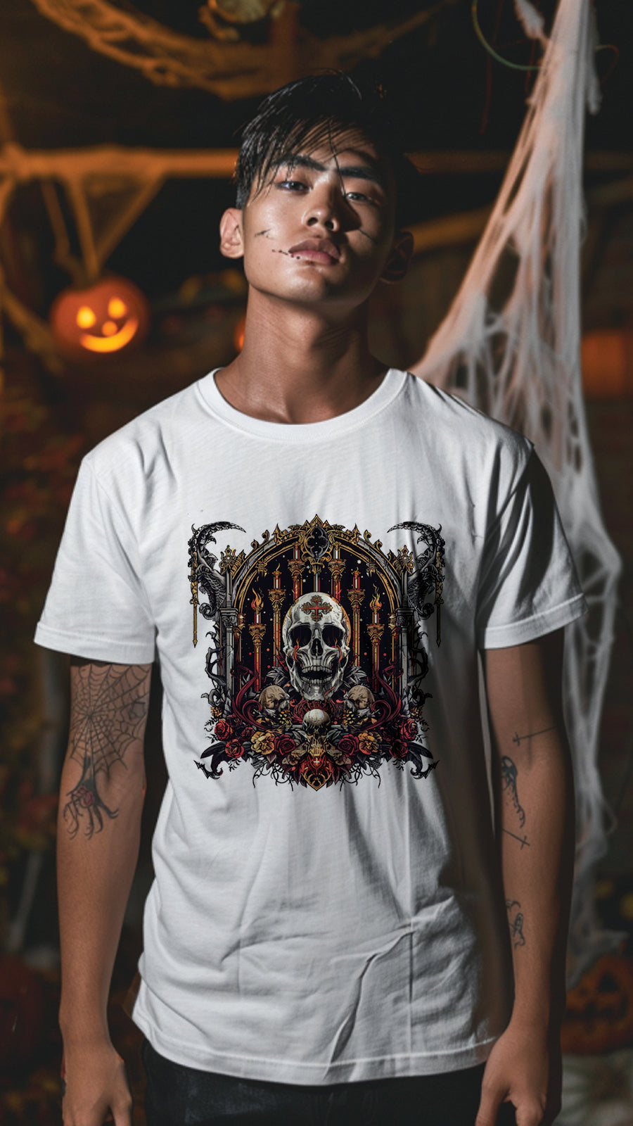 Halloween Style T-Shirt, Unisex, Short Sleeve, Funny, Men, Women, Unique, HLW011