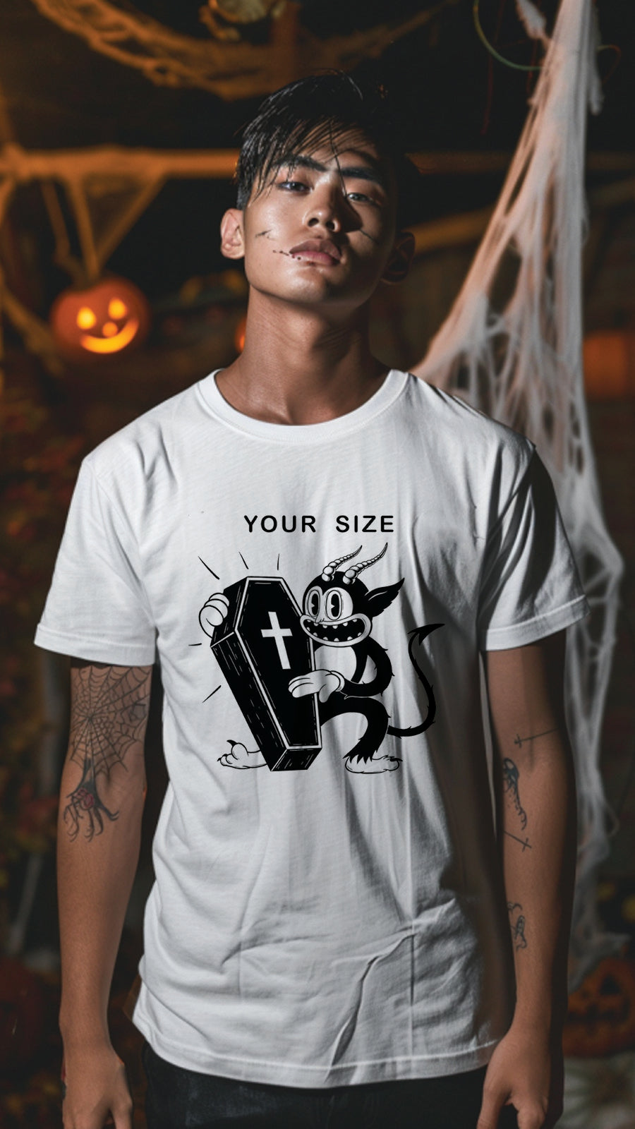 Halloween Style T-Shirt, Unisex, Short Sleeve, Funny, Men, Women, Unique, HLW015