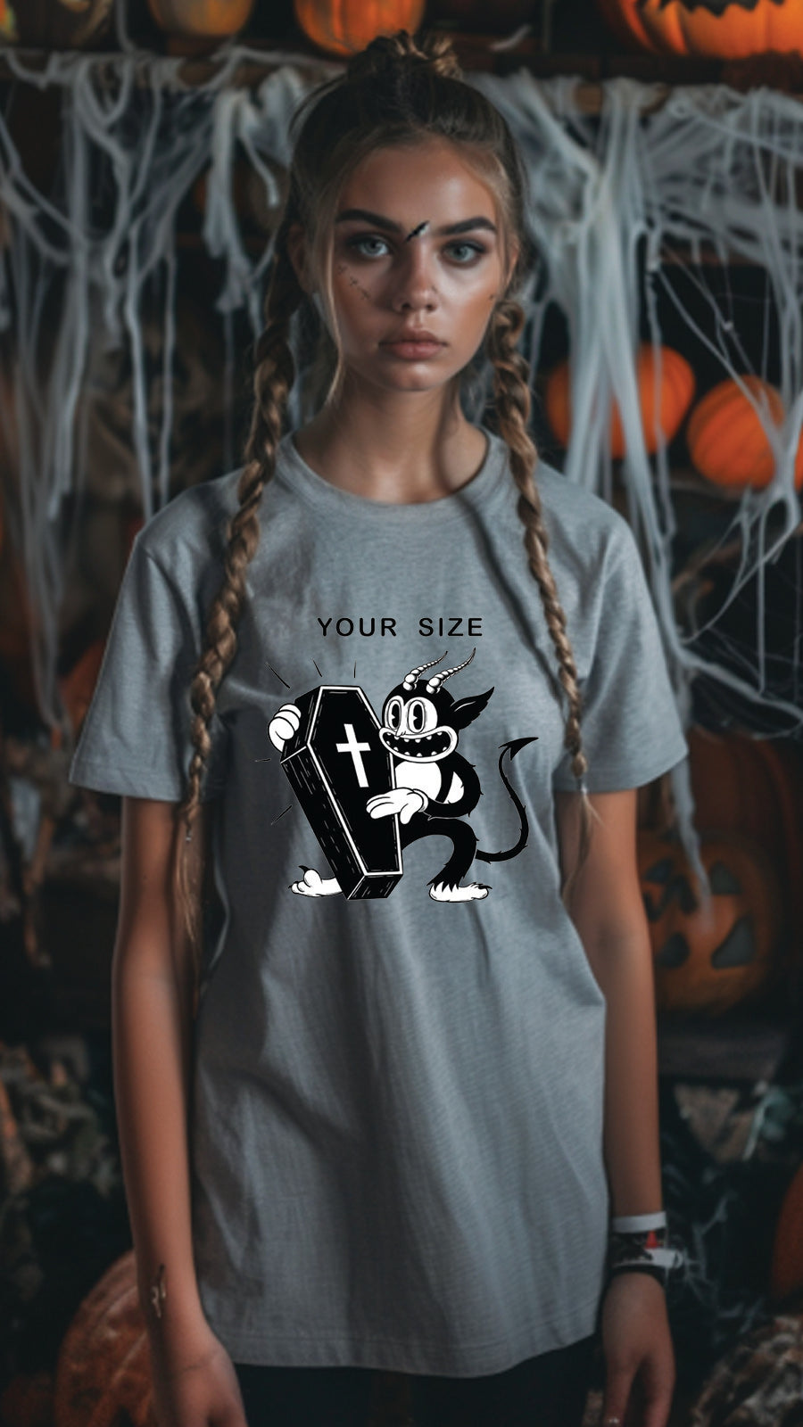 Halloween Style T-Shirt, Unisex, Short Sleeve, Funny, Men, Women, Unique, HLW015